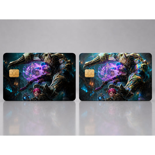 Jinx Haunting Memories Final Act League of Legends Debit Card Credit Card Skin