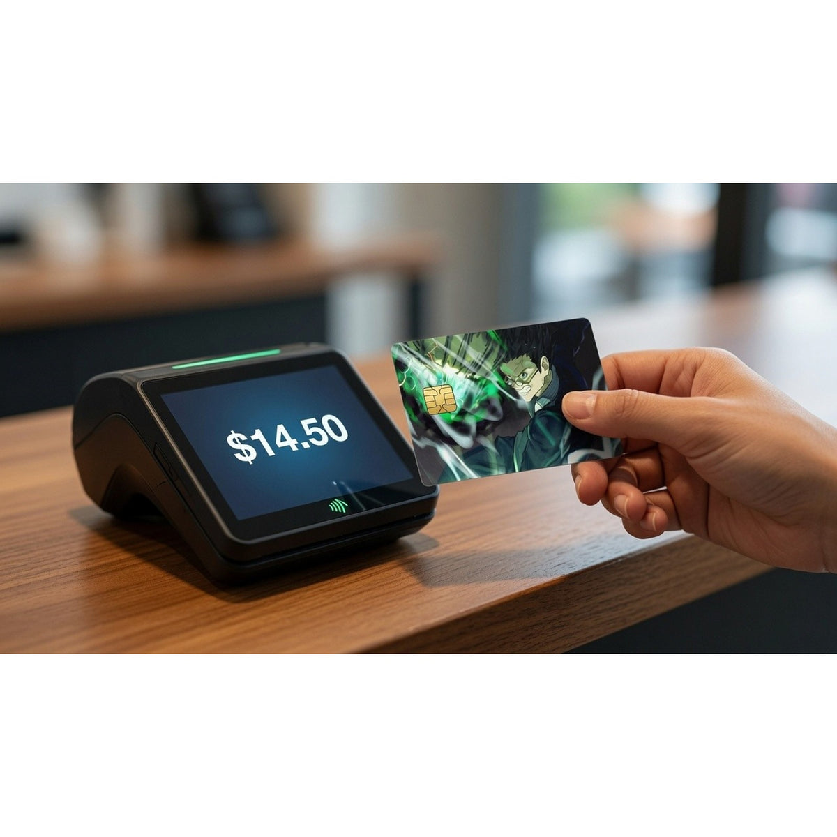 Leorio's Unyielding Punch HunterXHunter Debit Card Credit Card Skin