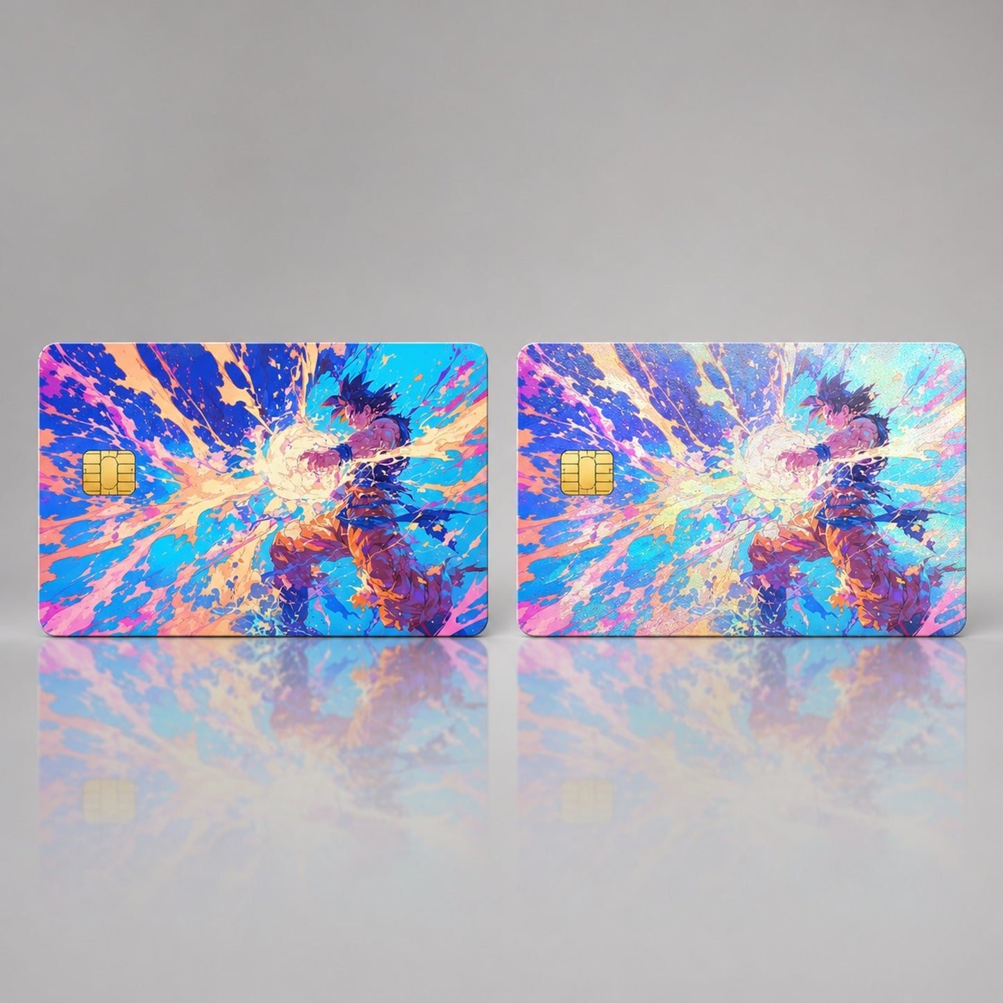 Son Goku's Prismatic Kamehameha Burst Dragon Ball Z Debit Card Credit Card Skin