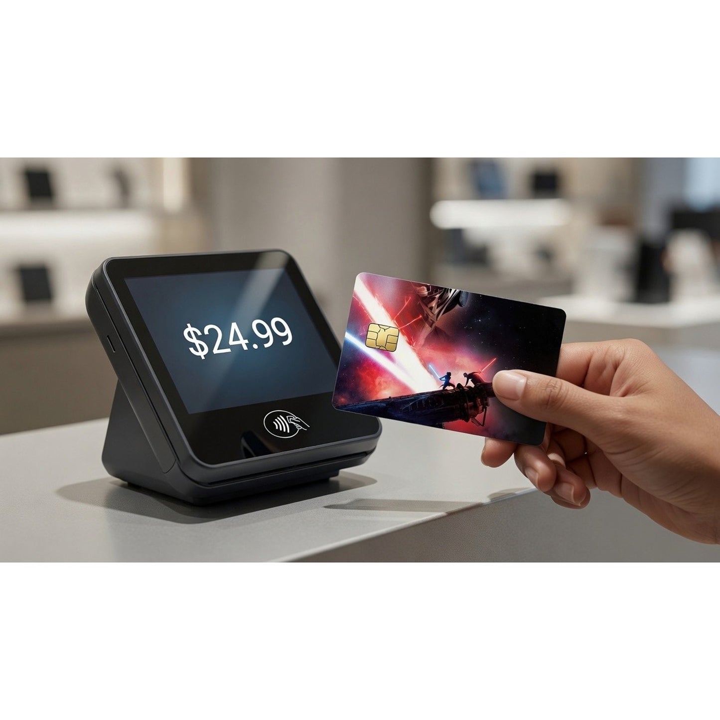 Rise of Skywalker Rey Kylo Ren Star Wars Debit Card Credit Card Skin