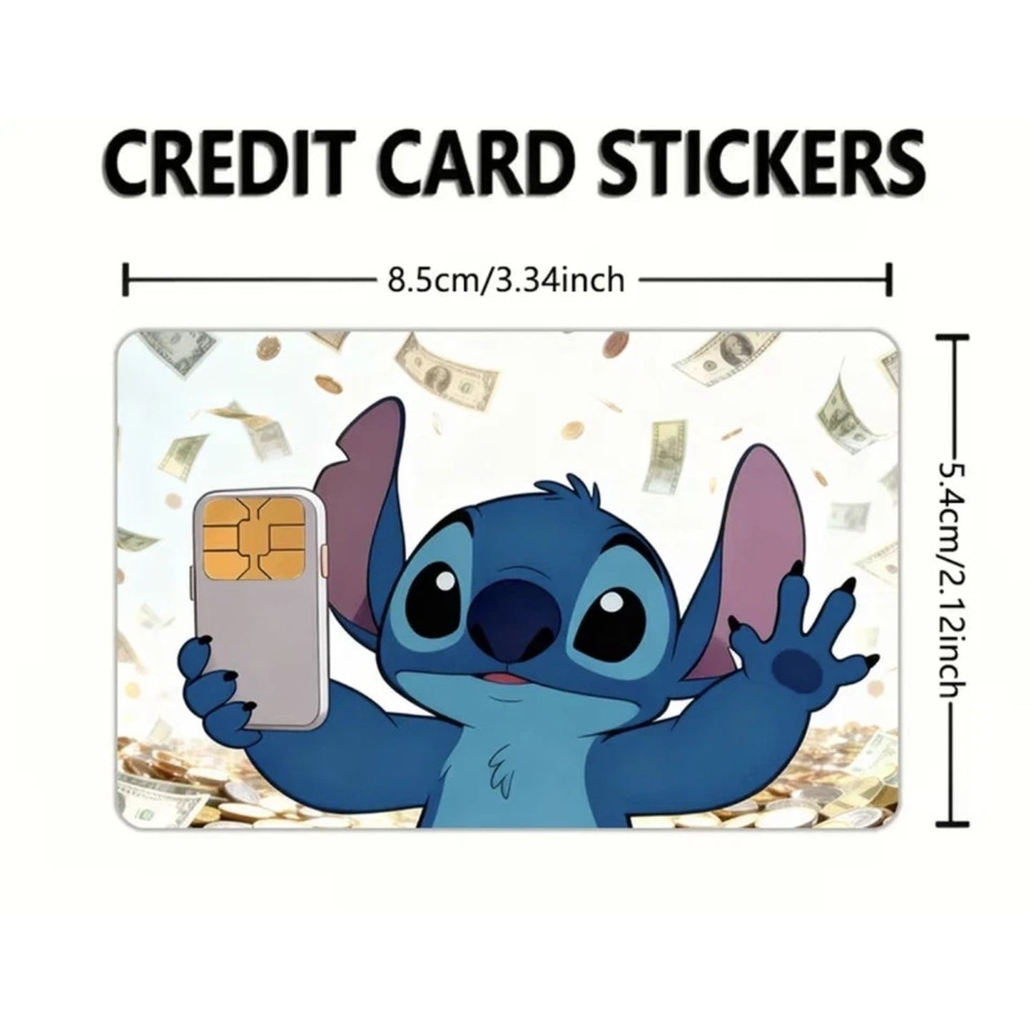 Stitch | Credit Debit Bank Card Sticker Skin | Vinyl | Decal | fun Cover