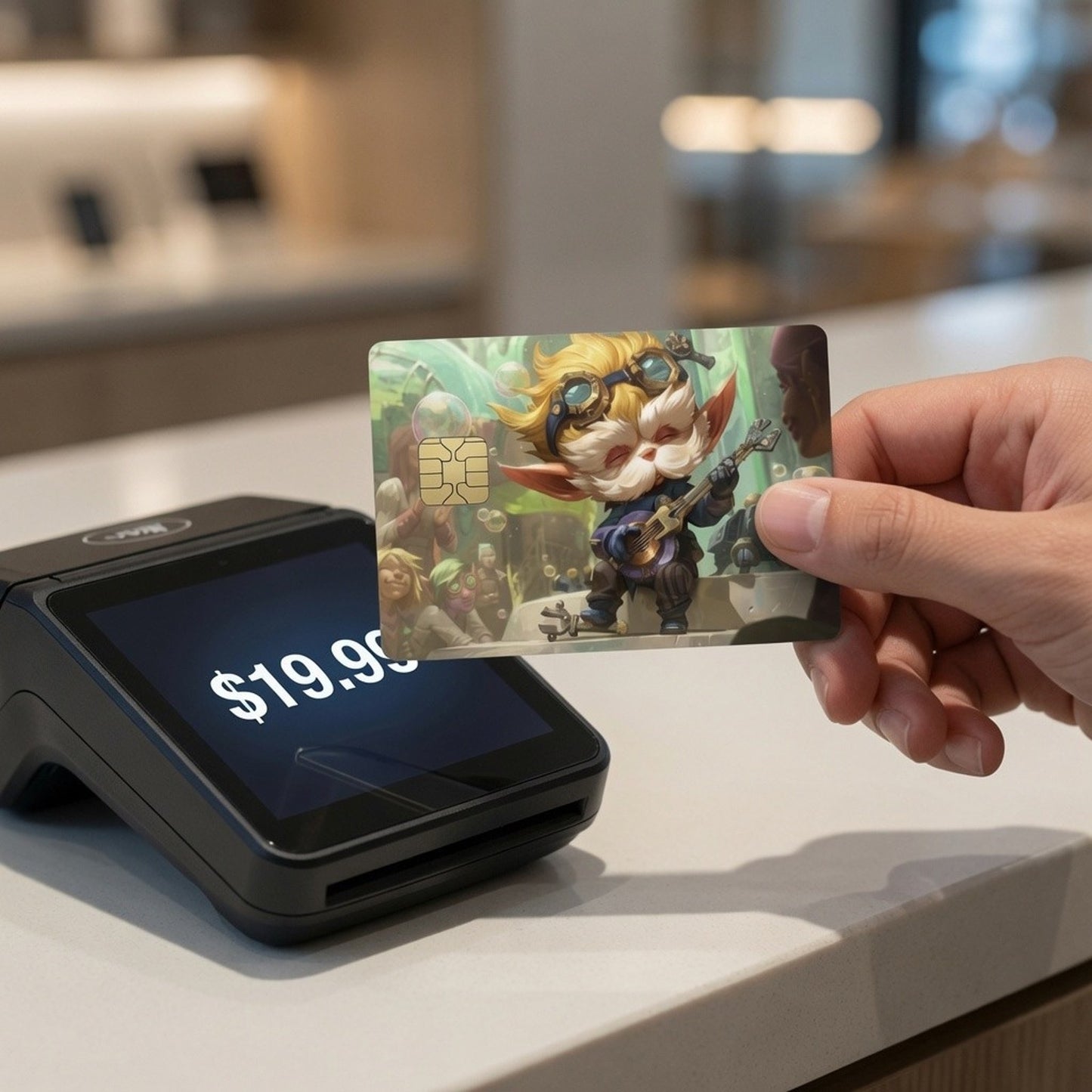 Heimerdinger Underbelly Serenade League of Legends Debit Card Credit Card Skin