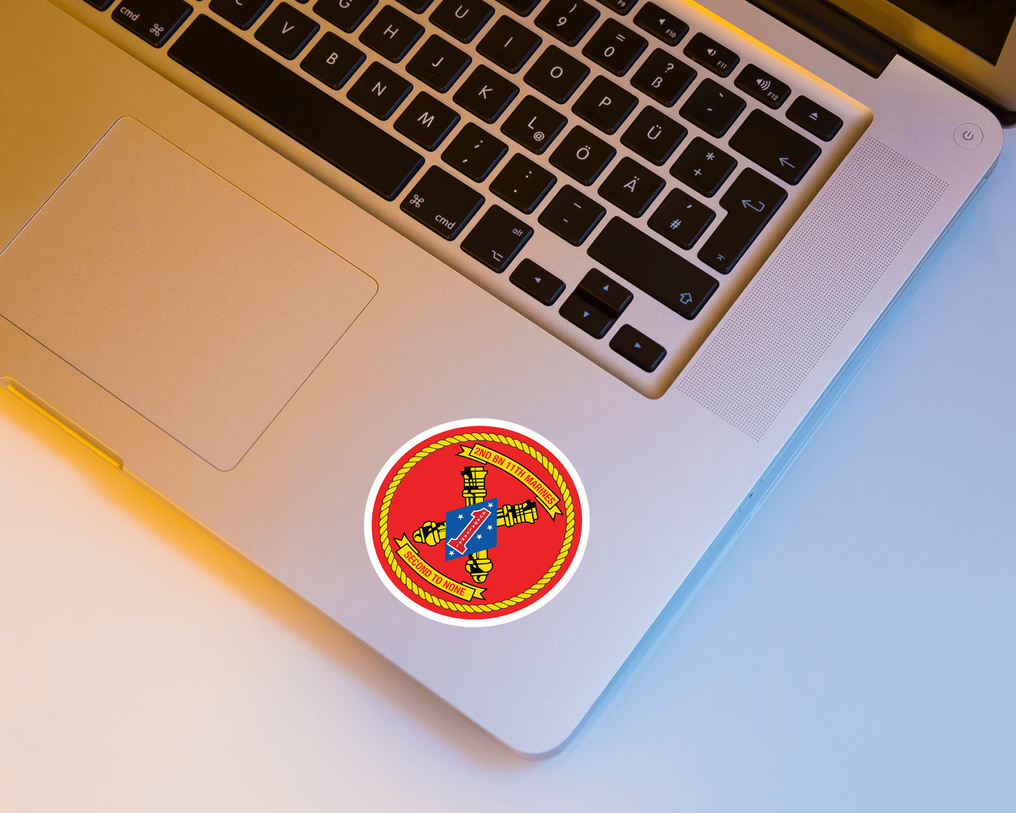 USMC 2nd Battalion 11th Marine Insignia Patch vinyl decal for car, truck, window or laptop U.S. Marine Military