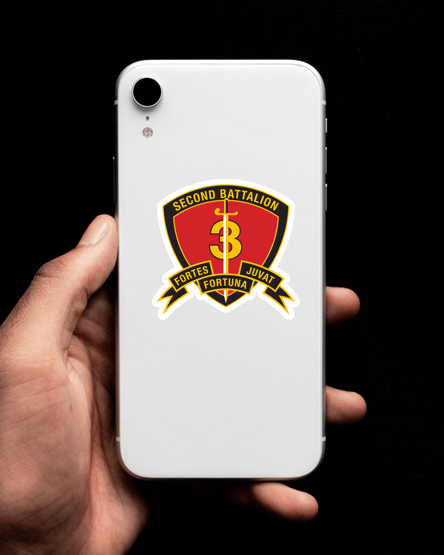 USMC 2nd Battalion 3rd Marine Insignia Patch vinyl decal for car, truck, window or laptop U.S. Marine Military