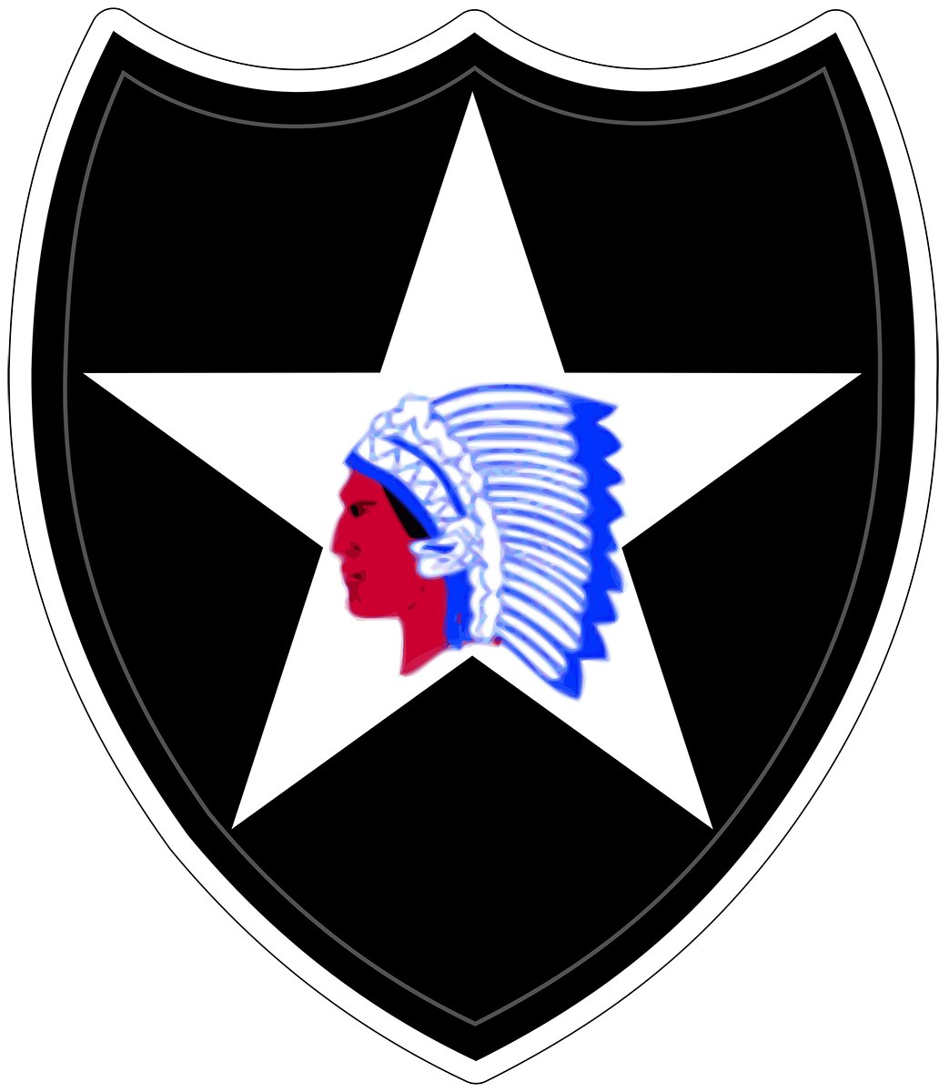 2nd Infantry Division vinyl decal for car, truck, window or laptop U.S Army Military - DECALS OF AMERICA