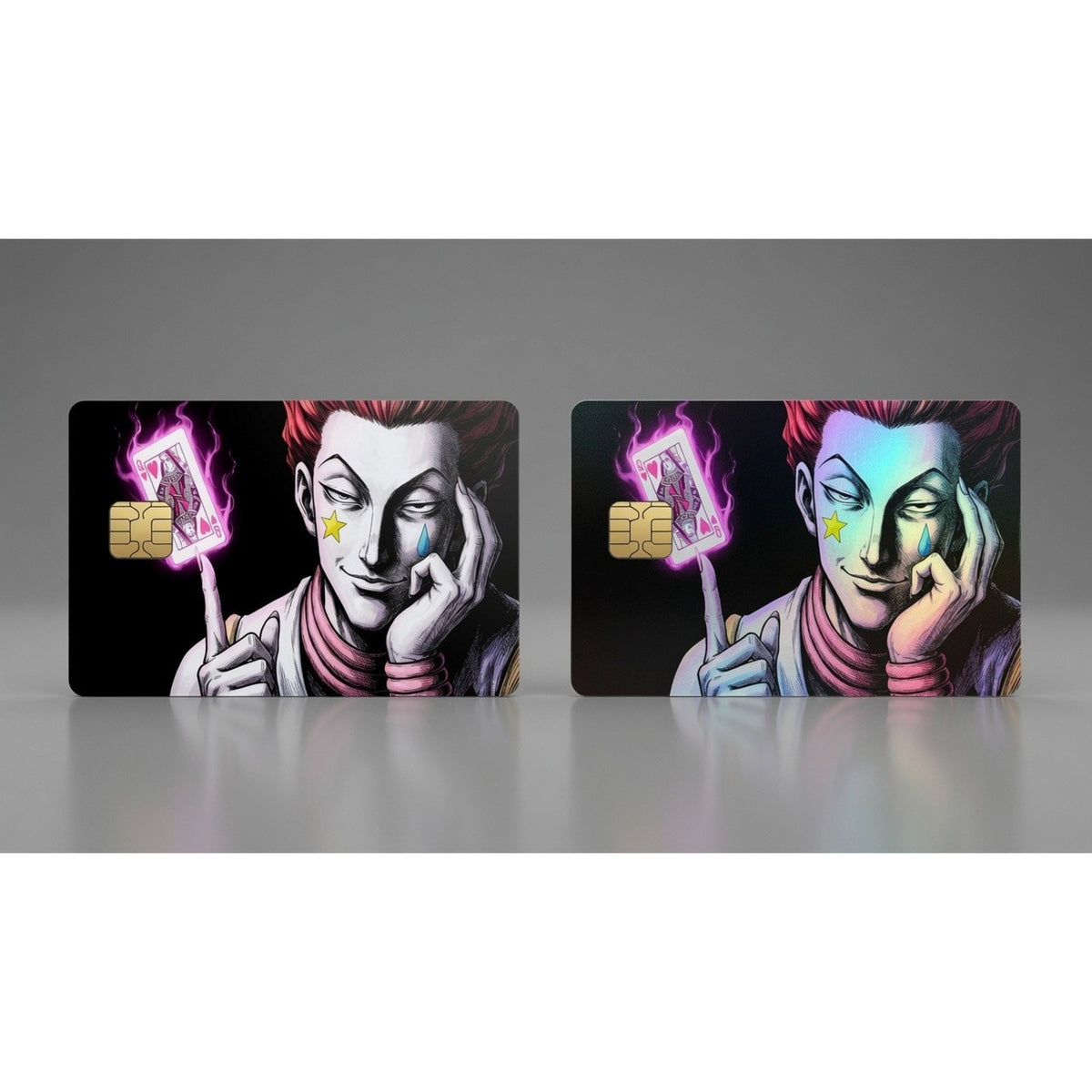 Hisoka Morow's Lethal Card Trick HunterXHunter Debit Card Credit Card Skin