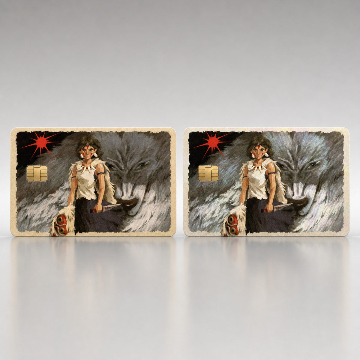 Fang of Moro San Stands Her Ground Ghibli Princess Mononoke Credit Card Skin