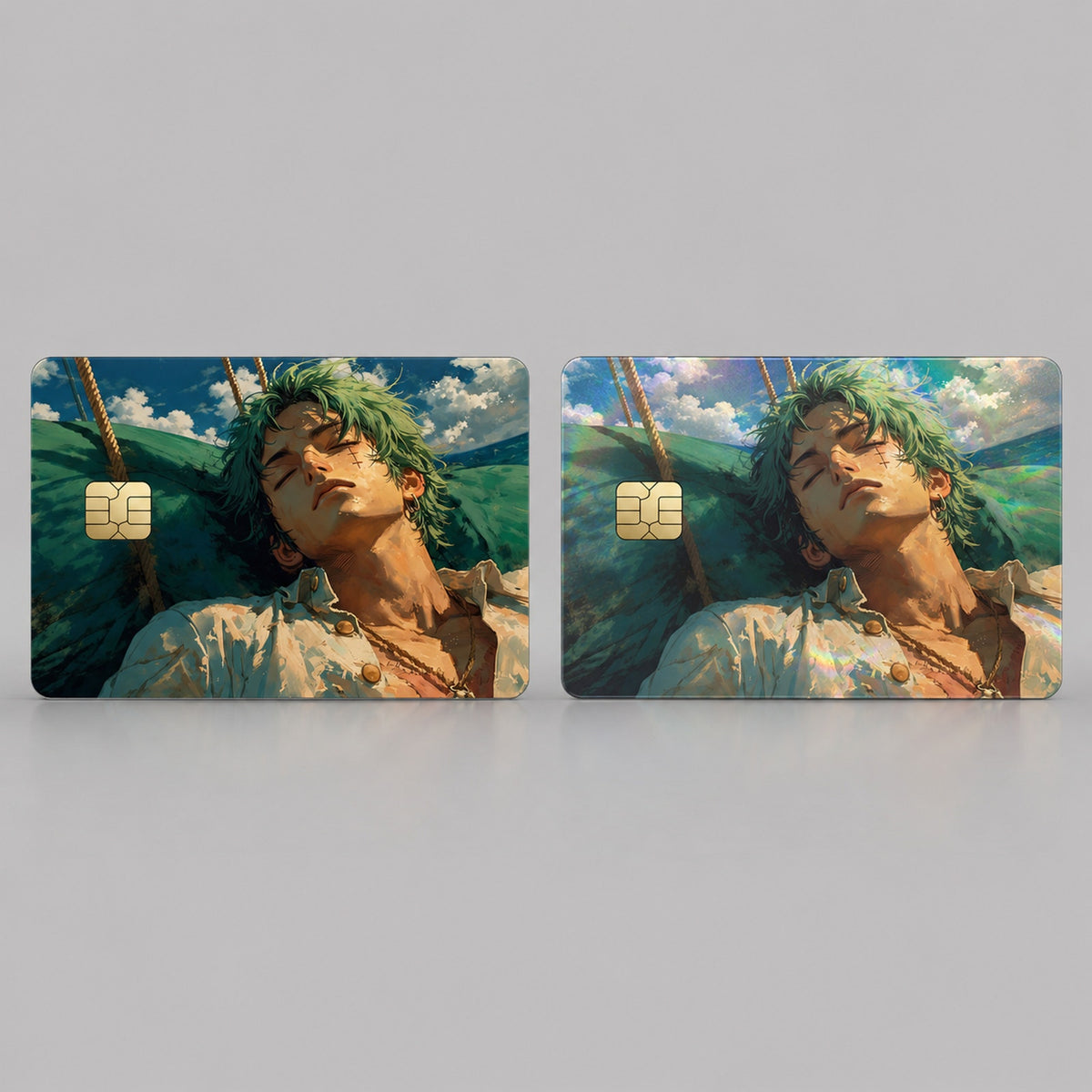 Roronoa Zoros Silent Rest One Piece Debit Card Credit Card Skin