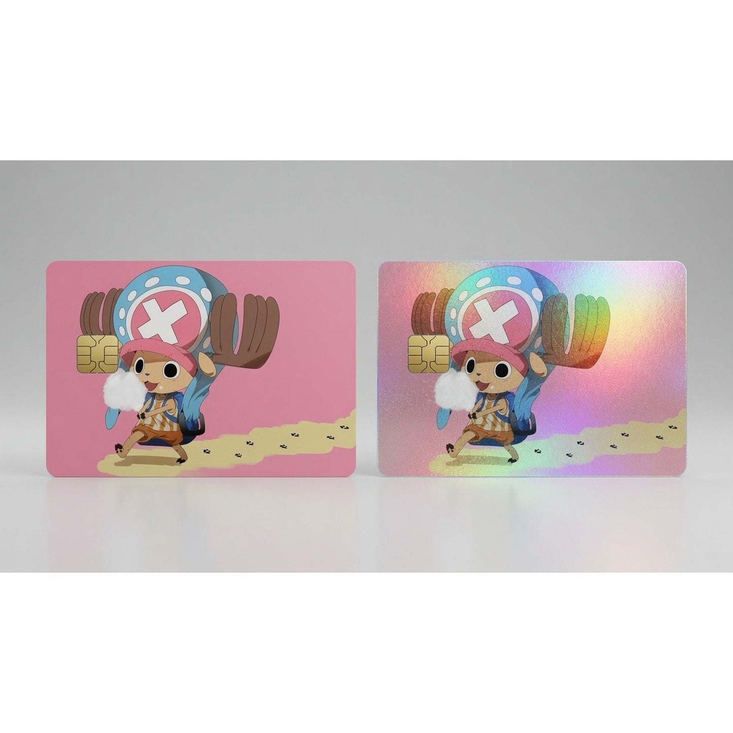 Cute Pink One Piece Tony-Tony Chopper Ice Cream Debit Card Credit Card Skin
