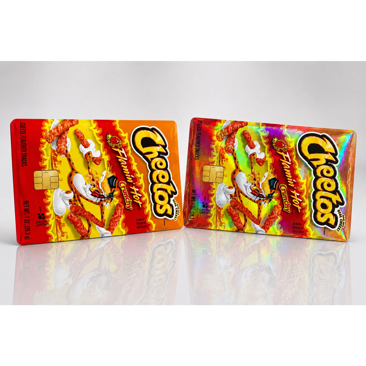 Cheetos Flammin Hot Snack Bag Credit Card Skin Vinyl Sticker Debit Card Wrap