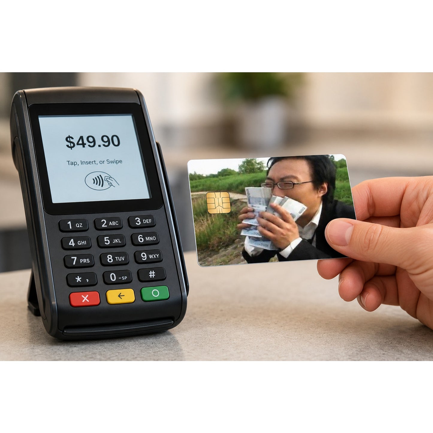 When Payday Finally Hits Funny Money Meme Debit Card Credit Card Skin