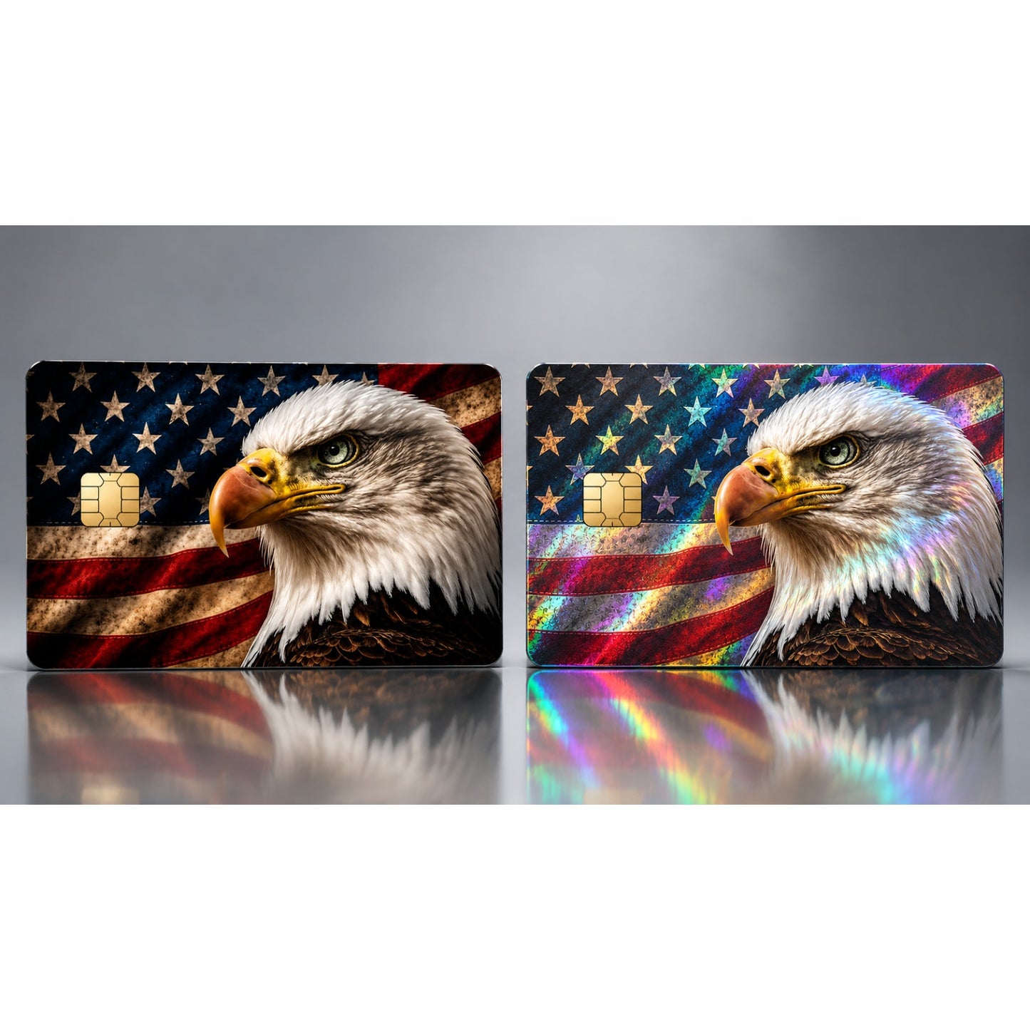USA Eagle Flag Patriotic Debit Card Credit Card Skin Vinyl Sticker