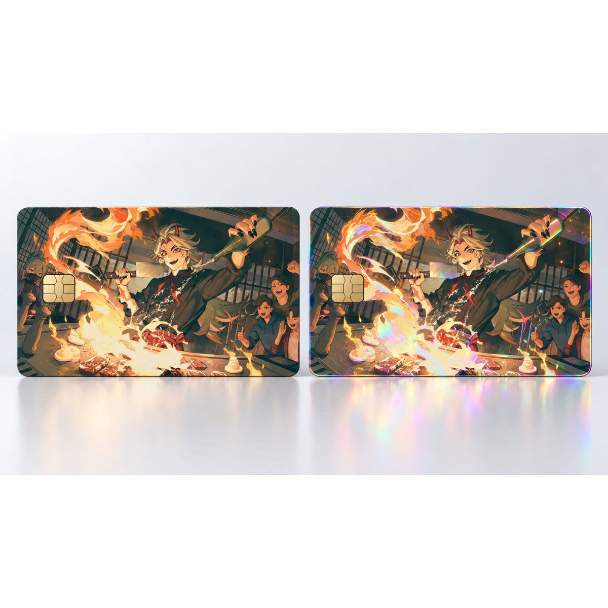 Arataki's Blazing Teppanyaki Show Genshin Debit Card Credit Card Skin