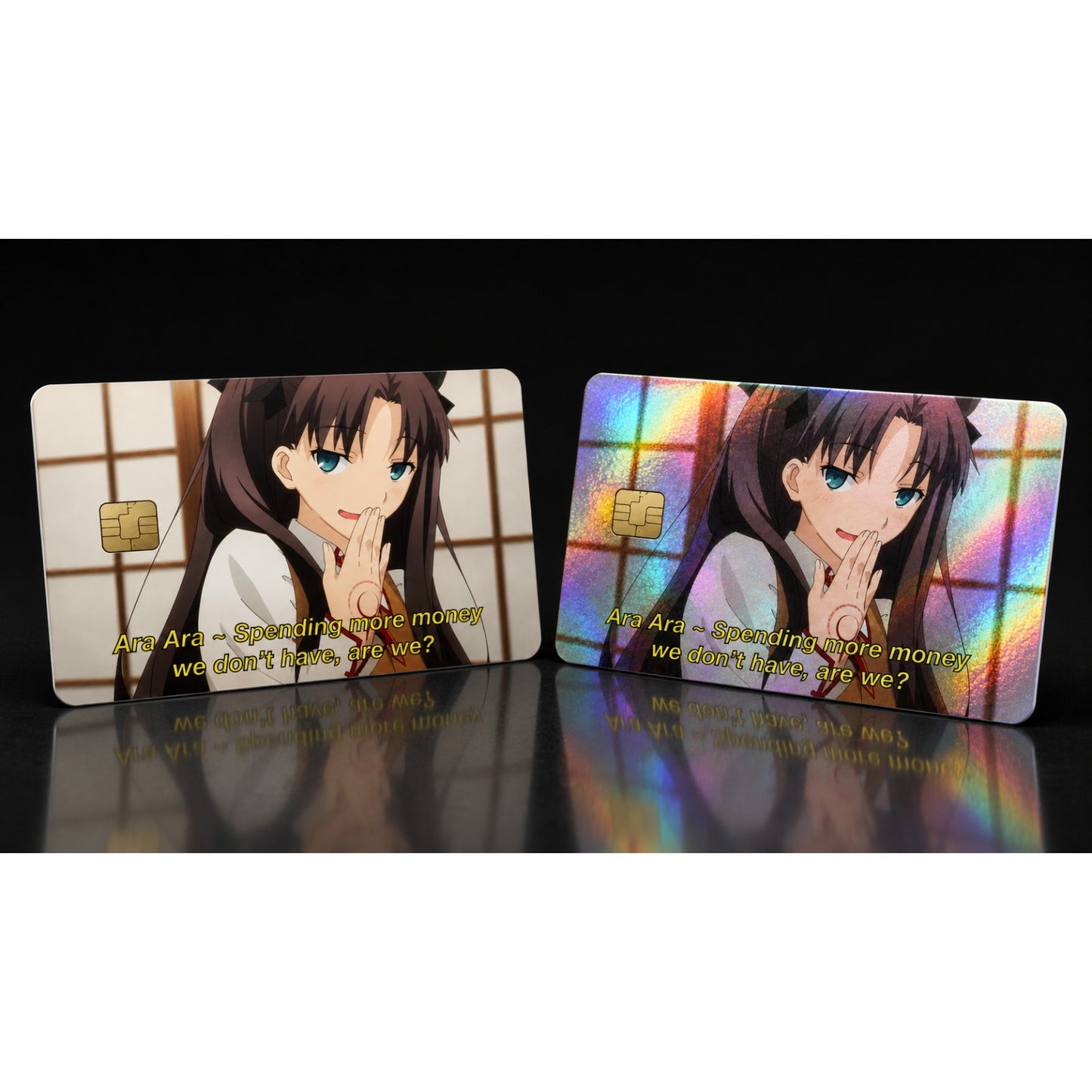 Ara Ara Spending More Money Anime Debit Card Credit Card Skin Sticker