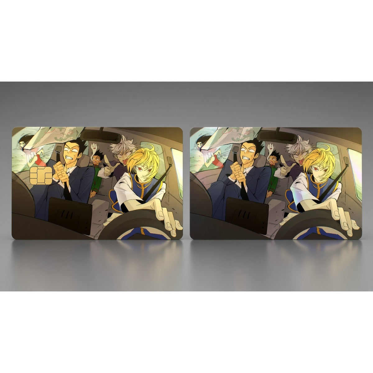 Kurapika & the Hunter Crew's Chaotic Commute HunterXHunter Credit Card Skin