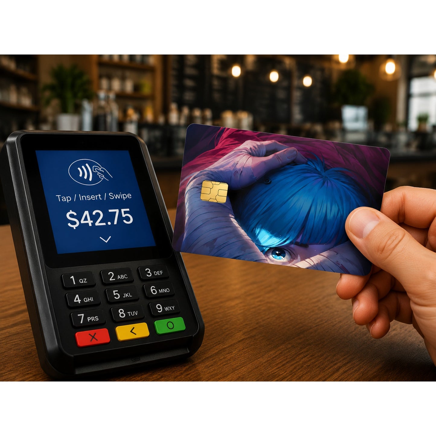 Vi Covering Jinx League of Legends Debit Card Credit Card Skin Vinyl Sticker