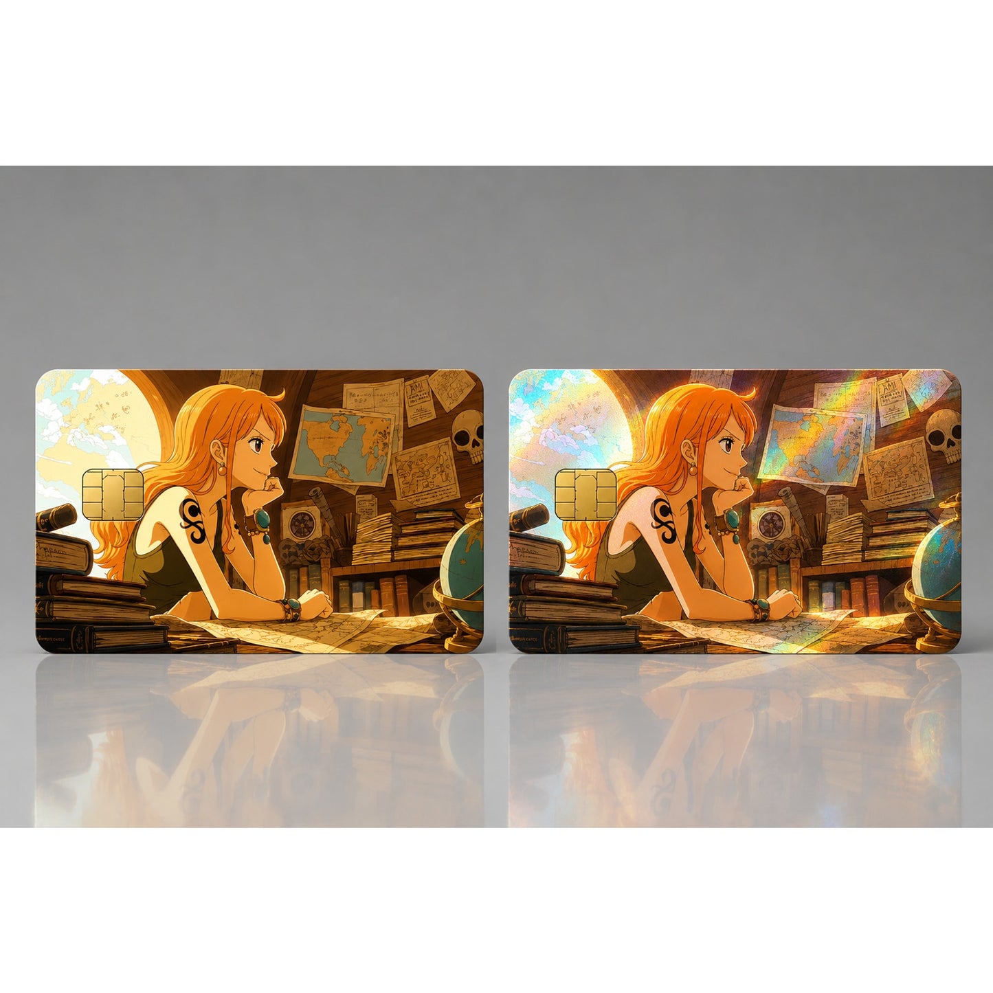 One Piece Nami Study Debit Card Credit Card Skin Vinyl Sticker