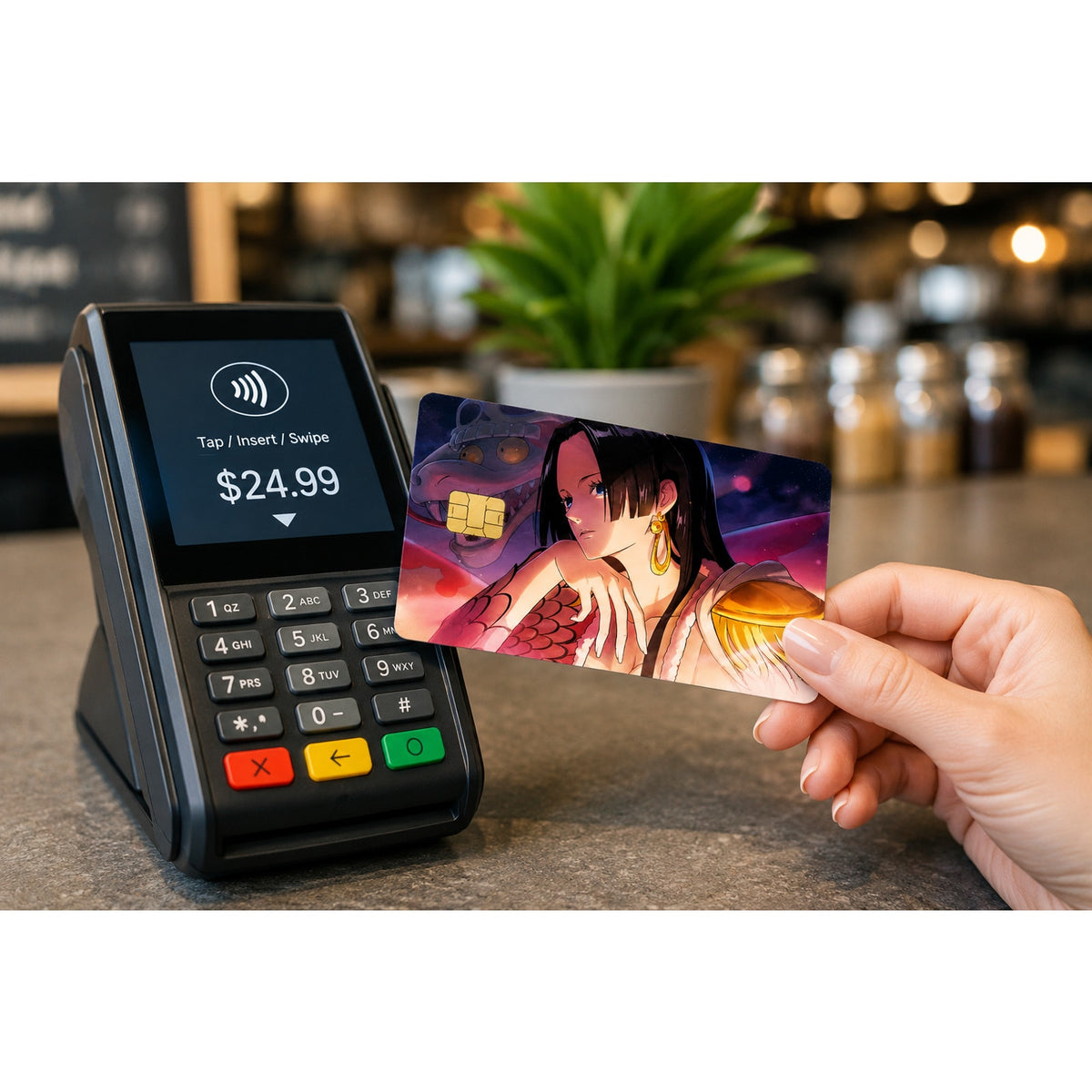 Boa Hancock Credit Card Skin Pirate Empress Artwork