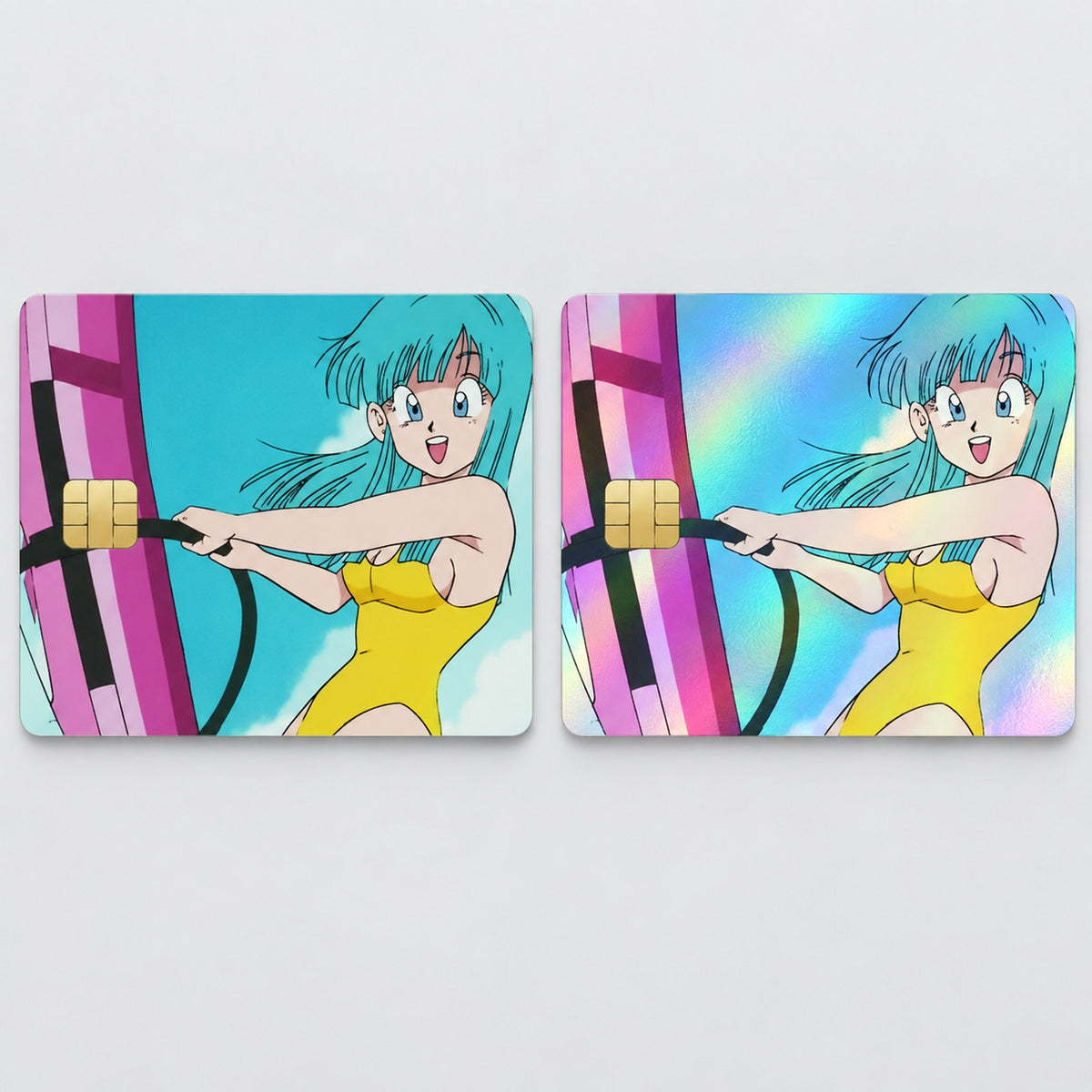 Bulma's Summer Splash DragonballZ Debit Card Credit Card Skin