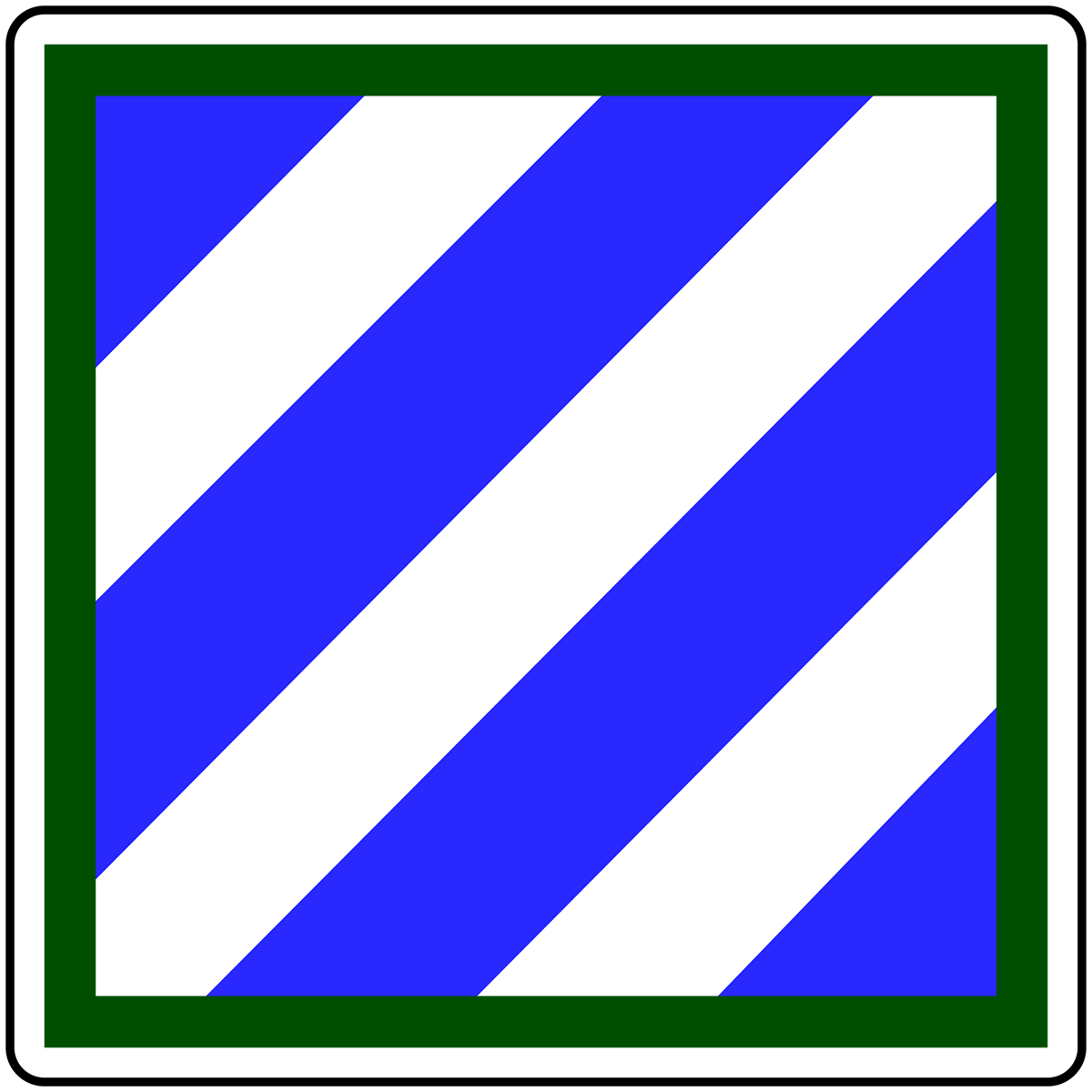 3rd Infantry Division vinyl decal for car, truck, window or laptop US ...