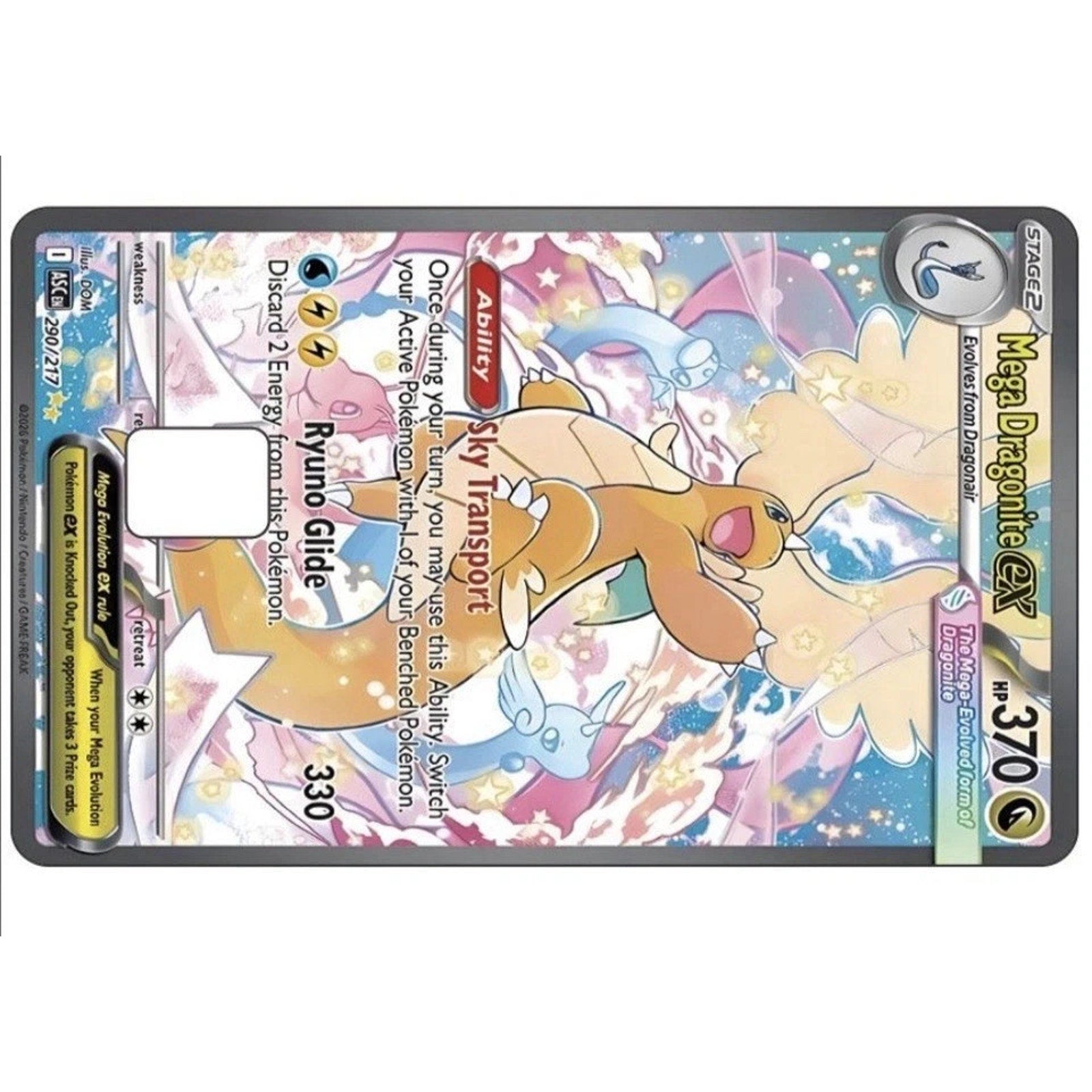 pokemon dragonite ex card Pokémon Mega Credit Skins Collection Decks:Ruby & Steel A Dragon type Stage This MTG Spider-Man card tag-gifts-for-kids