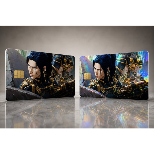 Cmdr. Caitlyn Leading Her Squad League of Legends Debit Card Credit Card Skin