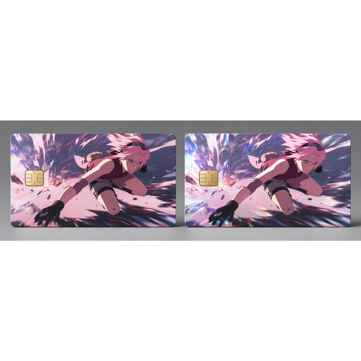 Sakura's Earth-Shattering Strength Naruto Debit Card Credit Card Skin