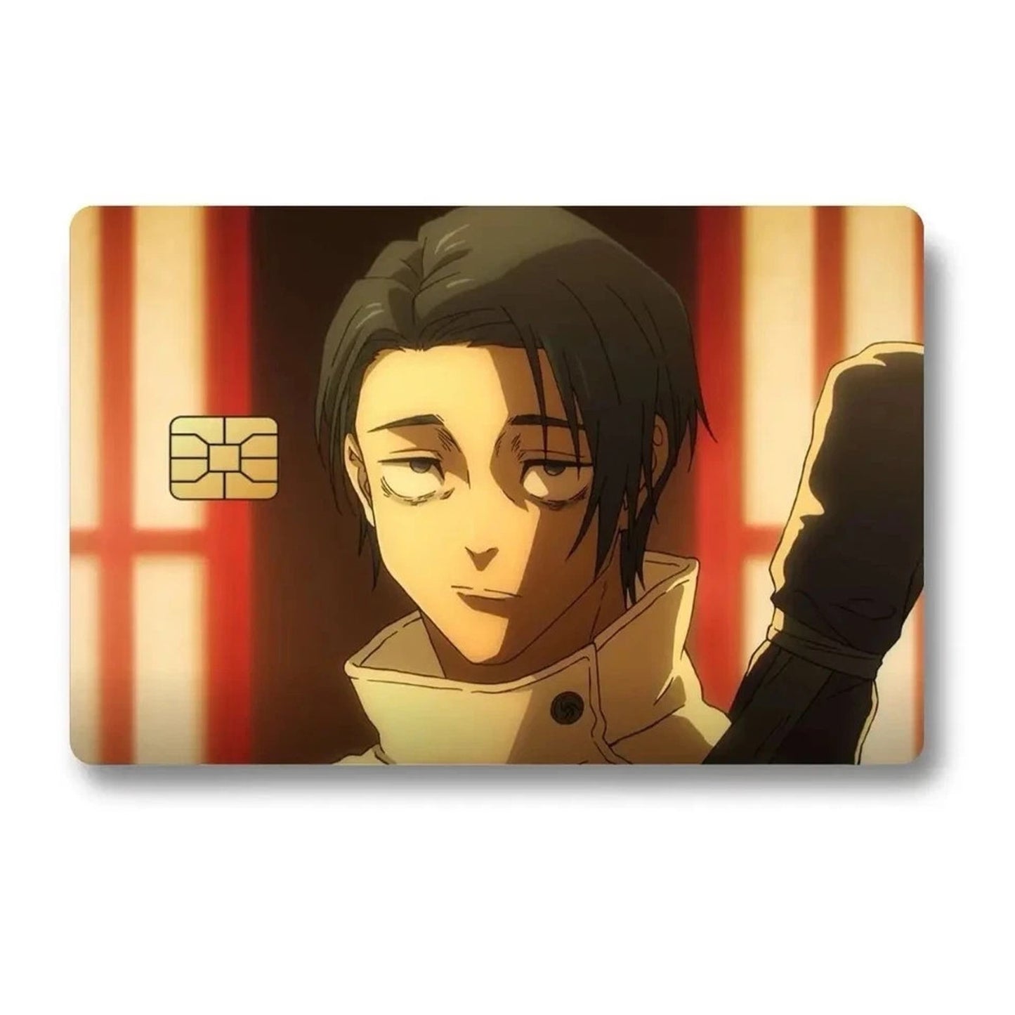 Anime Jujutsu Kaisen Yuta Okkotsu Face Credit Card Cover Vinyl Skin Sticker