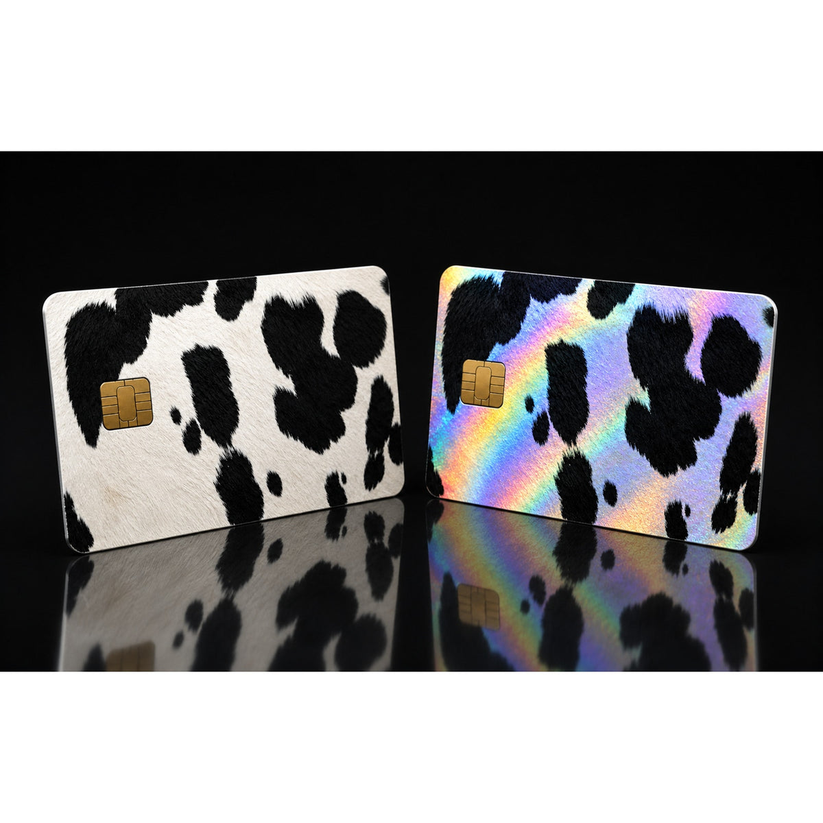Realistic Cow Hide Credit Card Skin Debit Card Vinyl Sticker Farm Animal Wrap