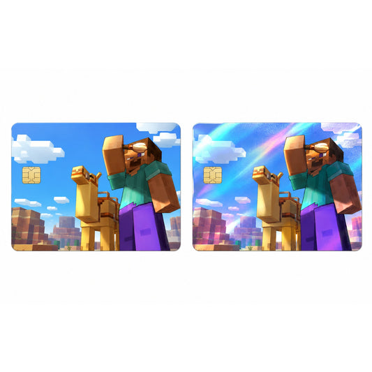 Steve’s Brush with Camel Mine Craft Debit Card Credit Card Skin