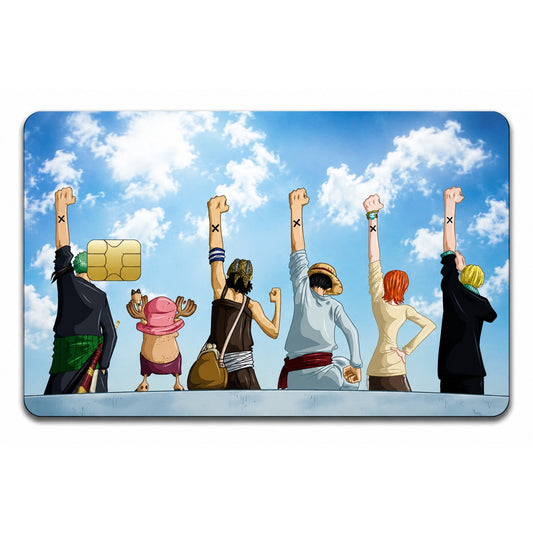 Straw Hat Pirate Crew One Piece Credit & Debit Card Skin
