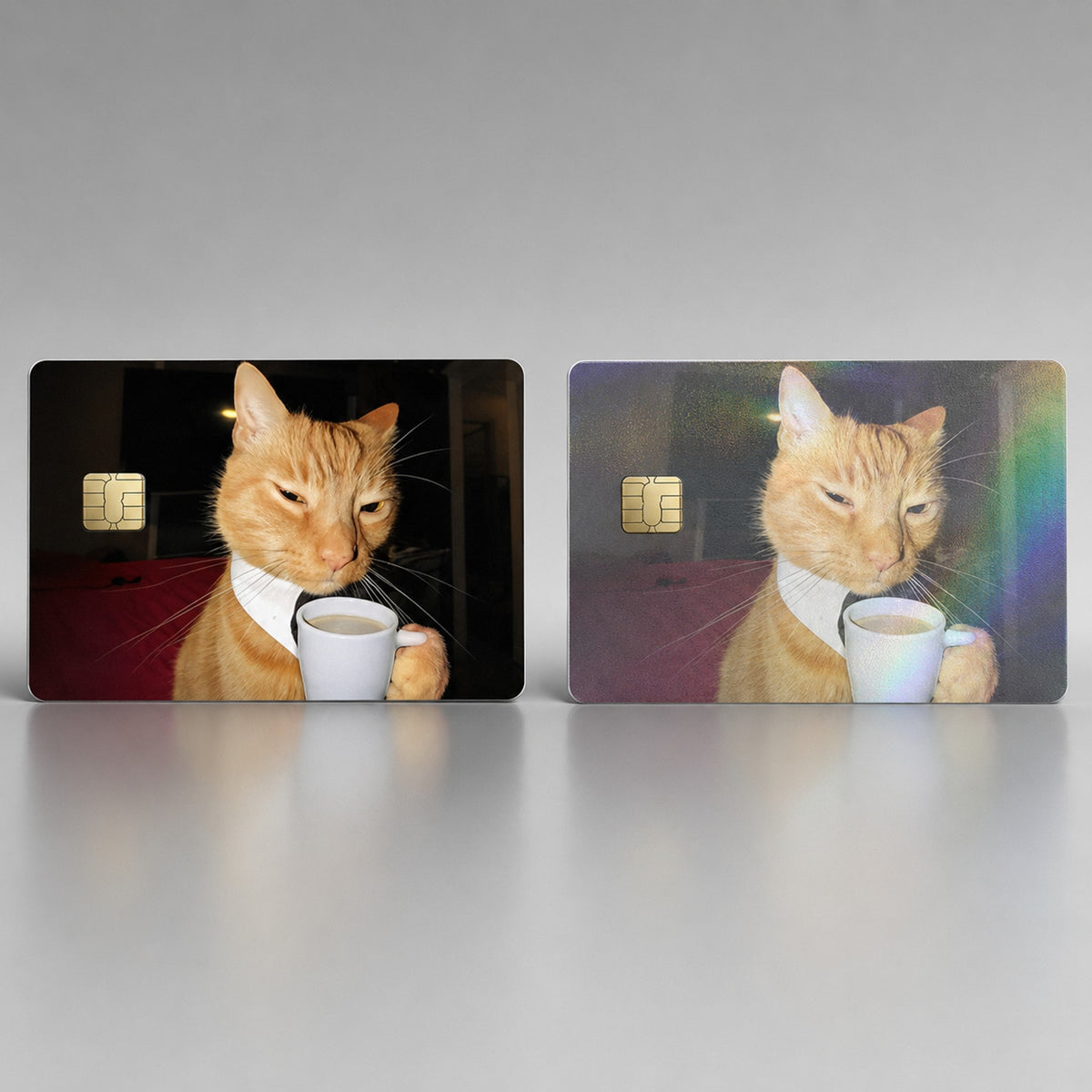 Business Cat Surviving Monday Morning Debit Card Credit Card Skin