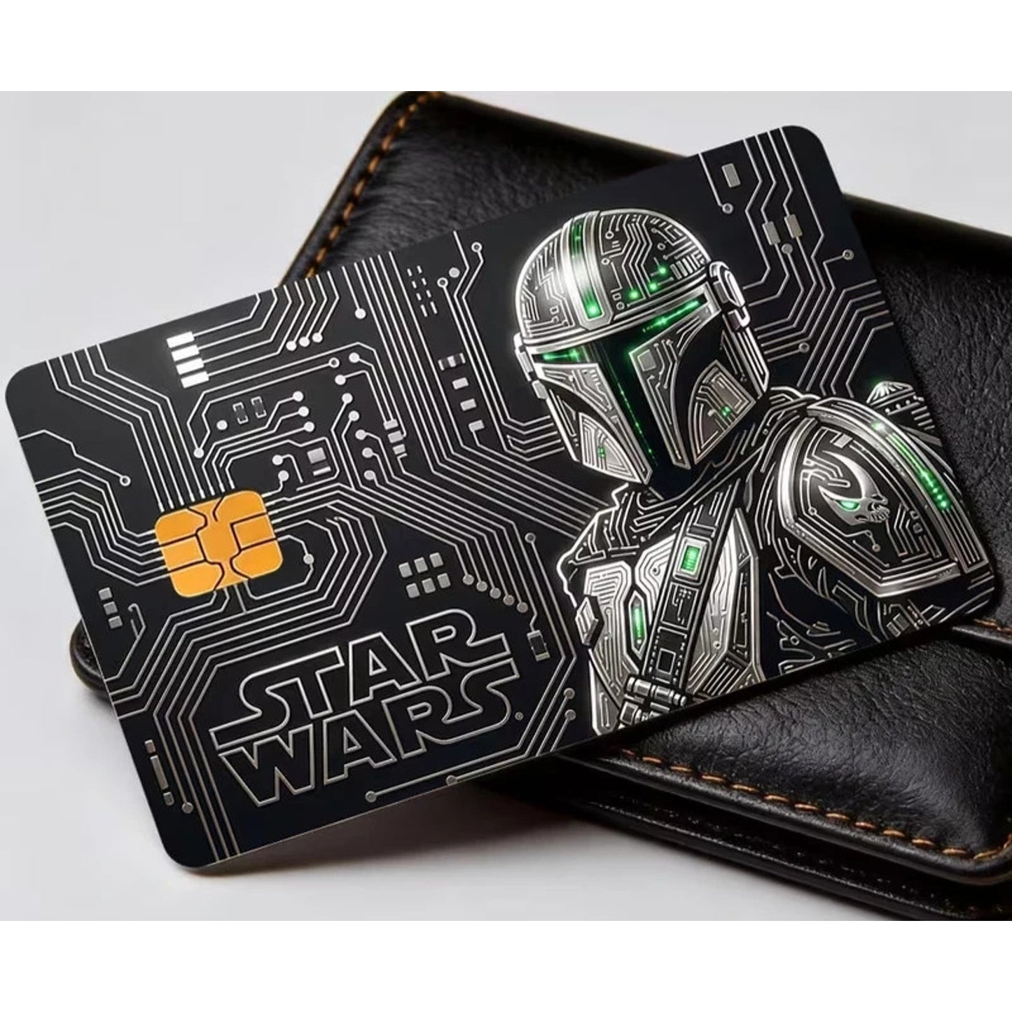 STAR WARS Mandalorian Credit Debit Card Skin Vinyl Cover for Small Chip