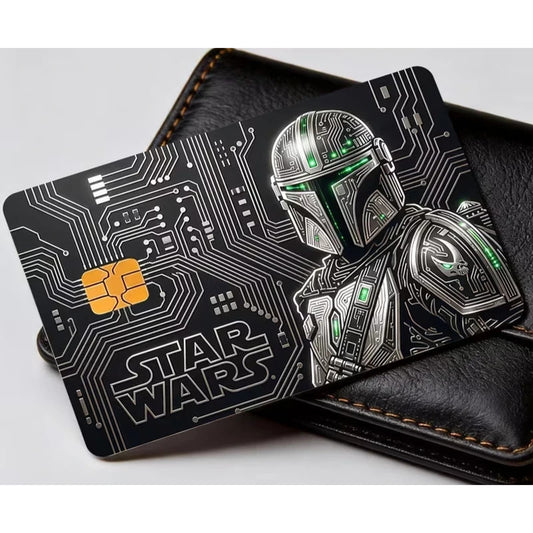 STAR WARS Mandalorian Credit Debit Card Skin Vinyl Cover for Small Chip