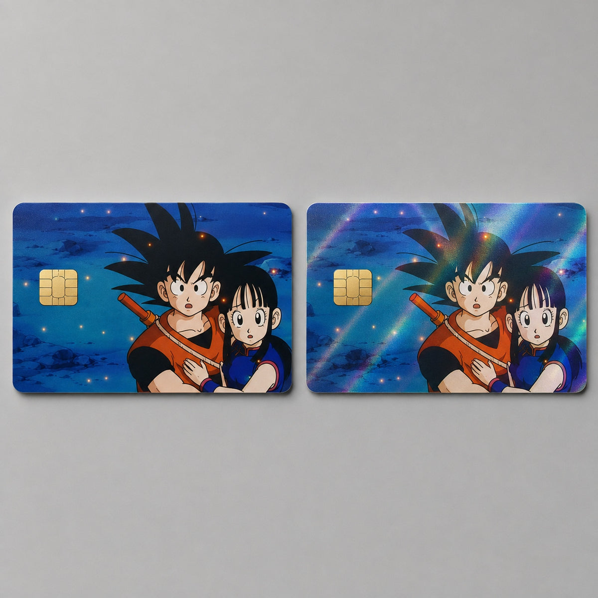 Goku & Chi-Chi's Starry Wonder Dragon Ball Z Debit Card Credit Card Skin