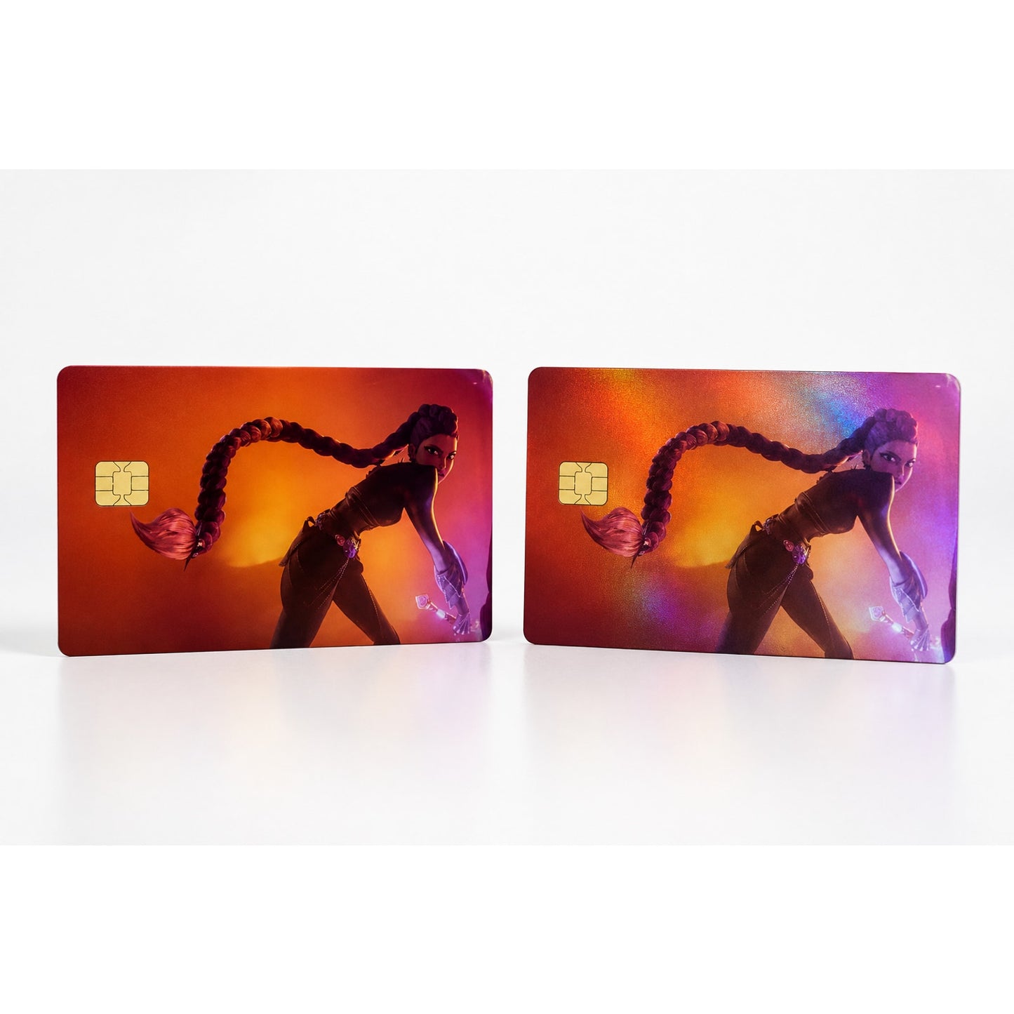 Rumi's Dragon Braid Whiplash Kpop Demon Hunters HUNTR/X Huntrix Credit Card Skin