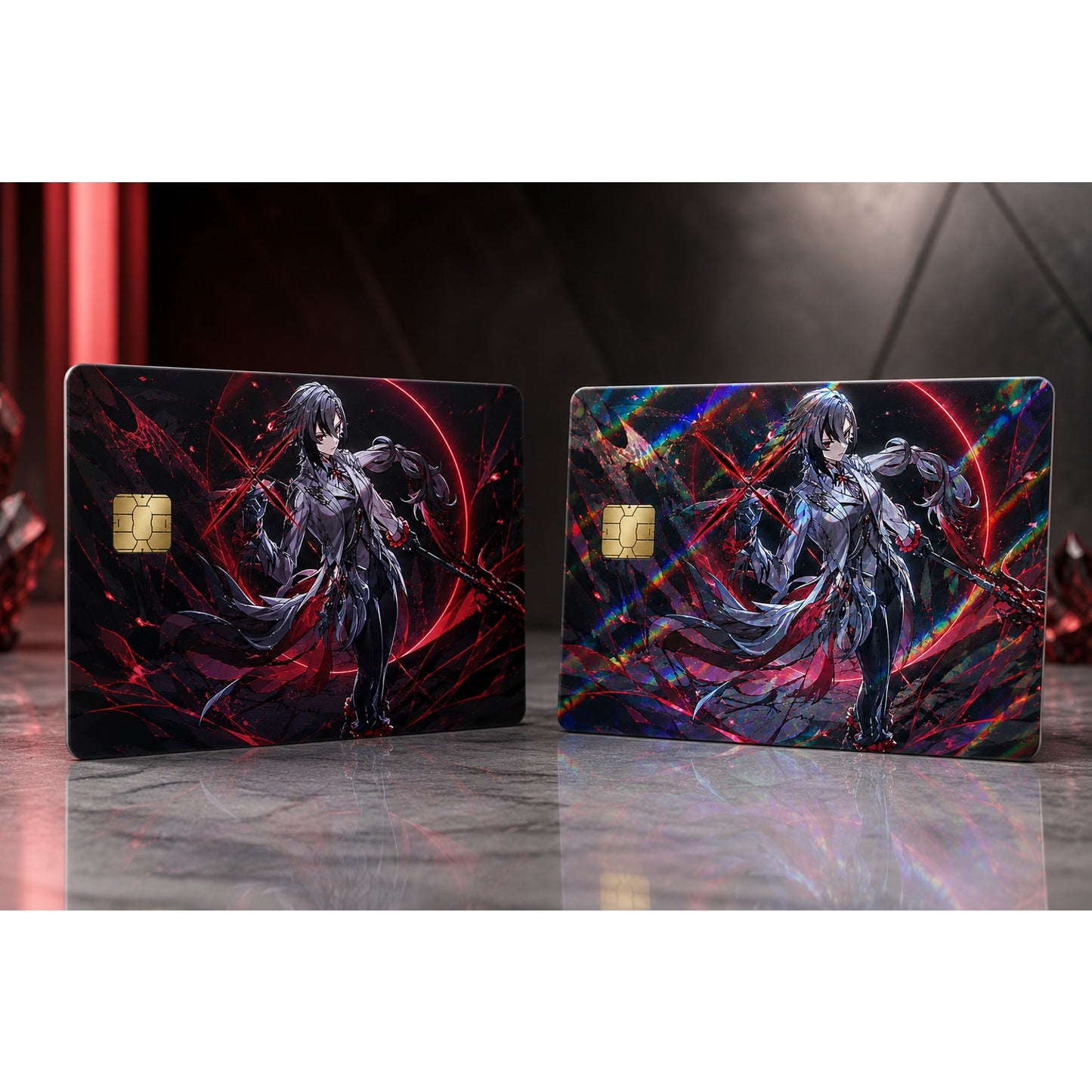 Shadow of the Knave Genshin Impact Arlecchino Debit Card Credit Card Skin
