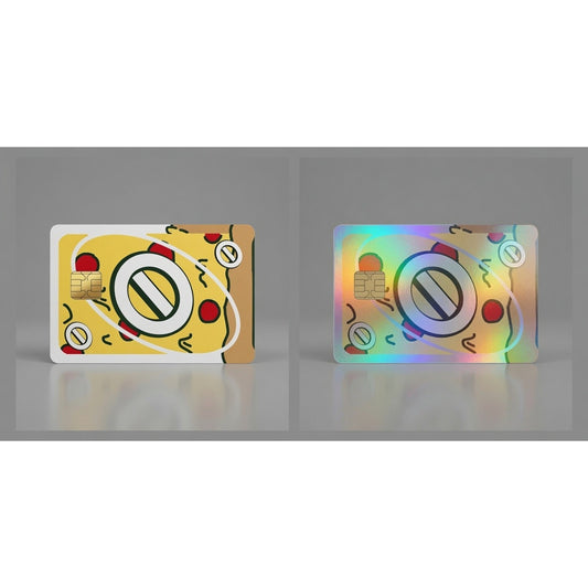 No Pizza For You Card Skin | Funny Food Vinyl Wrap