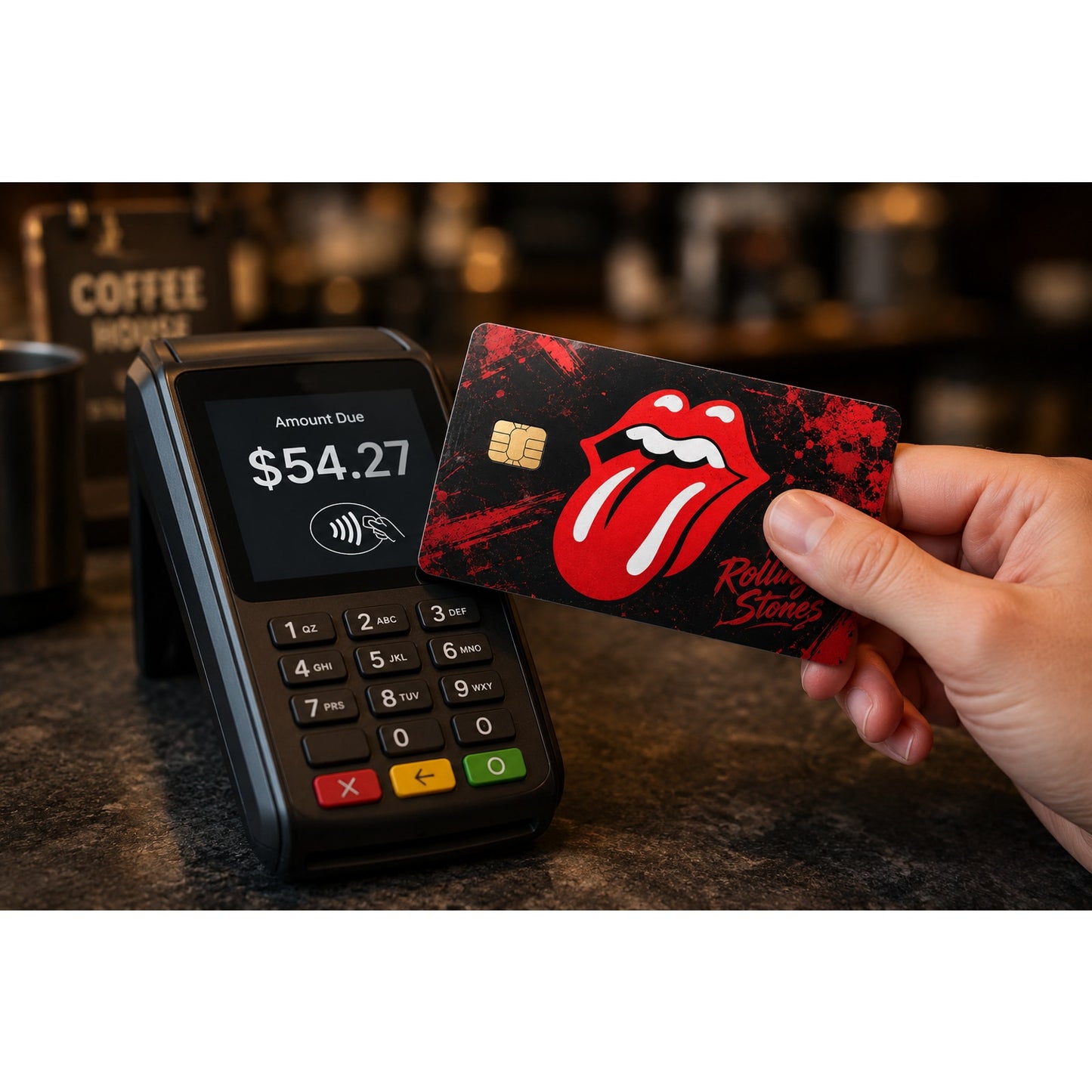 Rolling Stones Credit Card Skin Rock Band Debit Card Vinyl Sticker