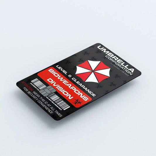Umbrella Corp ID Badge Credit Card Skin Gaming Vinyl