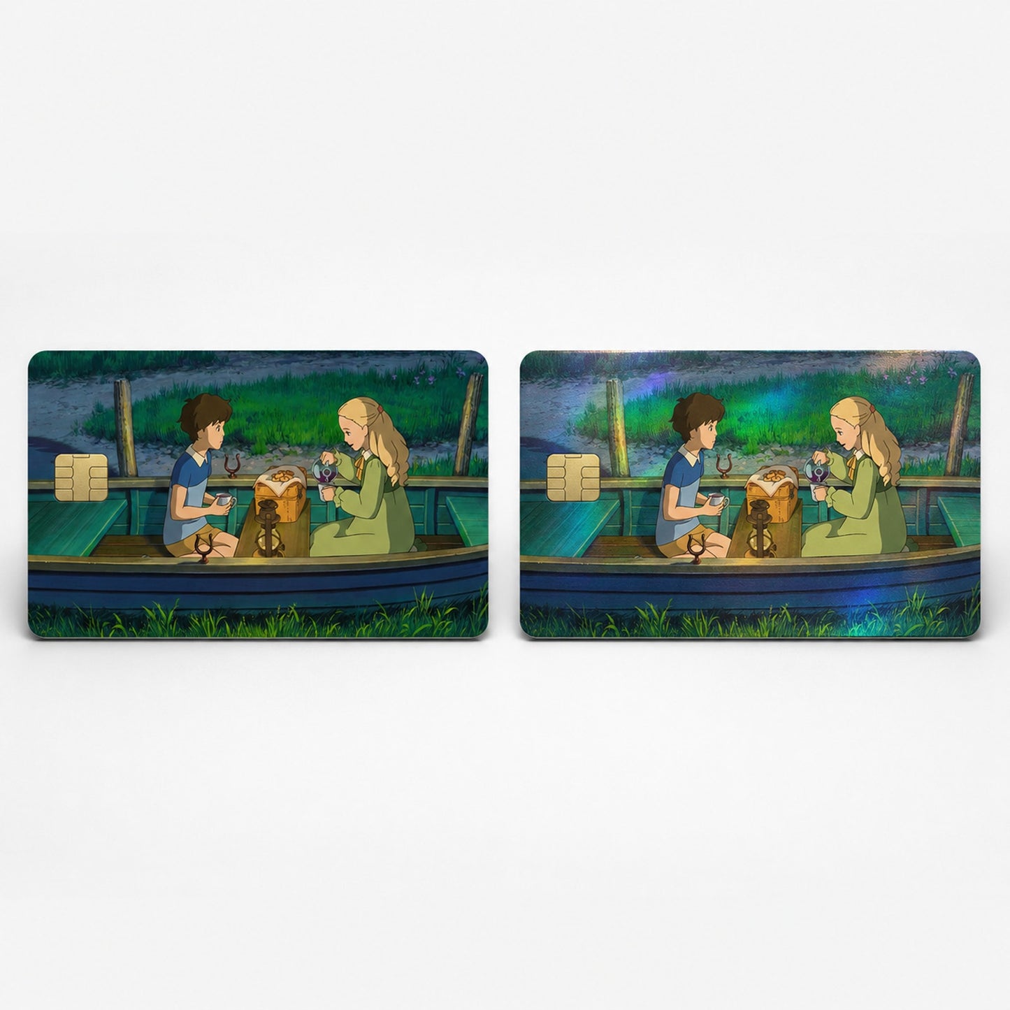 Marnie Anna Secret Picnic Ghibli Studio Debit Card Credit Card Skin