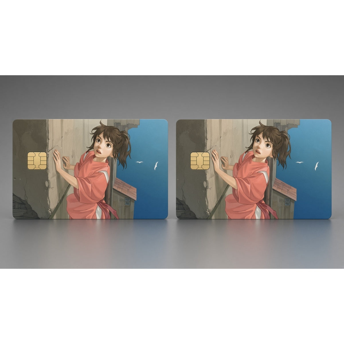 Chihiro Ogino's Treacherous Descent Ghibli Studio Debit Card Credit Card Skin