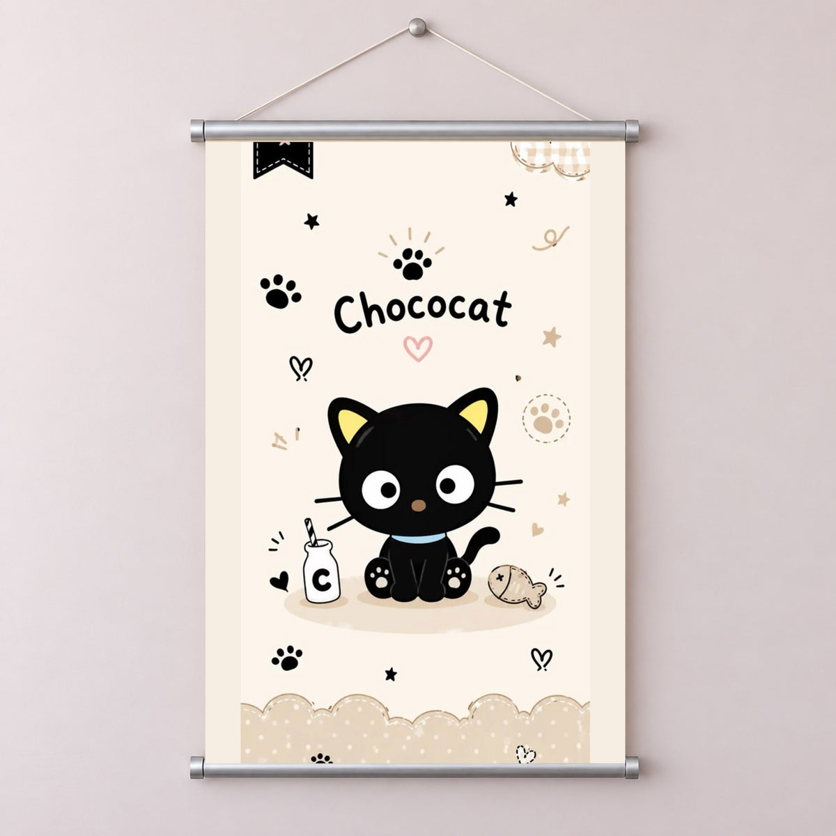 Chococat’s Paw-fect Sanctuary Poster Paper Wall Scroll Room Home Decor