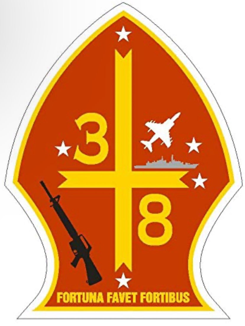 Ready To Use Graphic USMC 3 8 Vinyl Decal