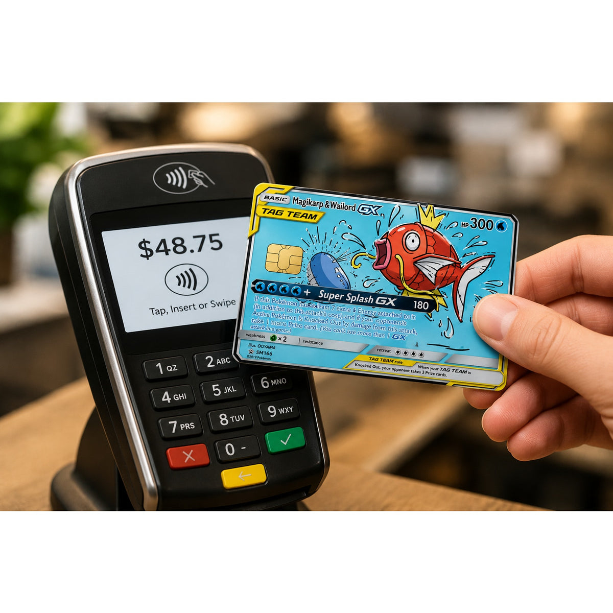 Magikarp & Wailord Pokémon Credit & Debit Card Skin