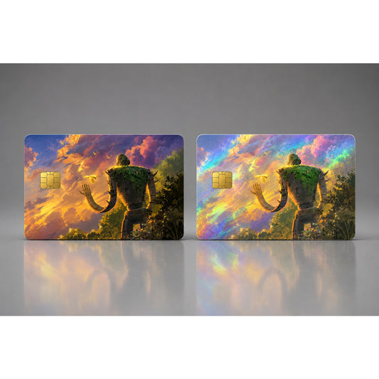 Robot Soldier & Bird Castle in the Sky Ghibli Studio Debit Card Credit Card Skin