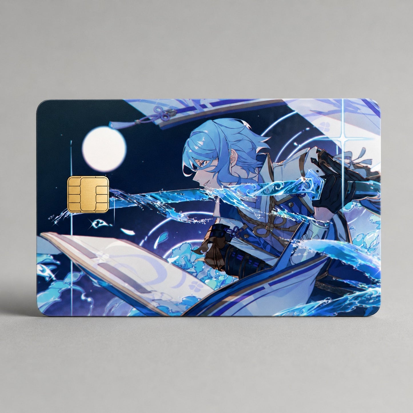 Kamisato Ayato Silent Torrent Genshin Debit Card Credit Card Skin