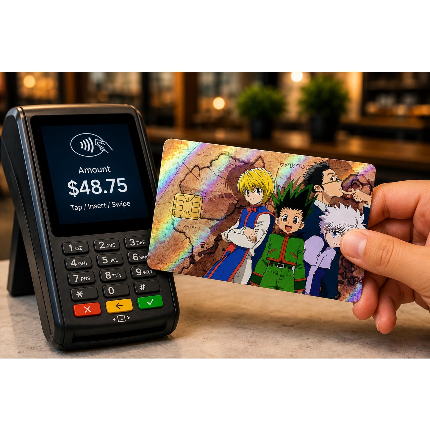 Adventure Map Main 4 Hunter X Hunter Debit Card Credit Card Skin