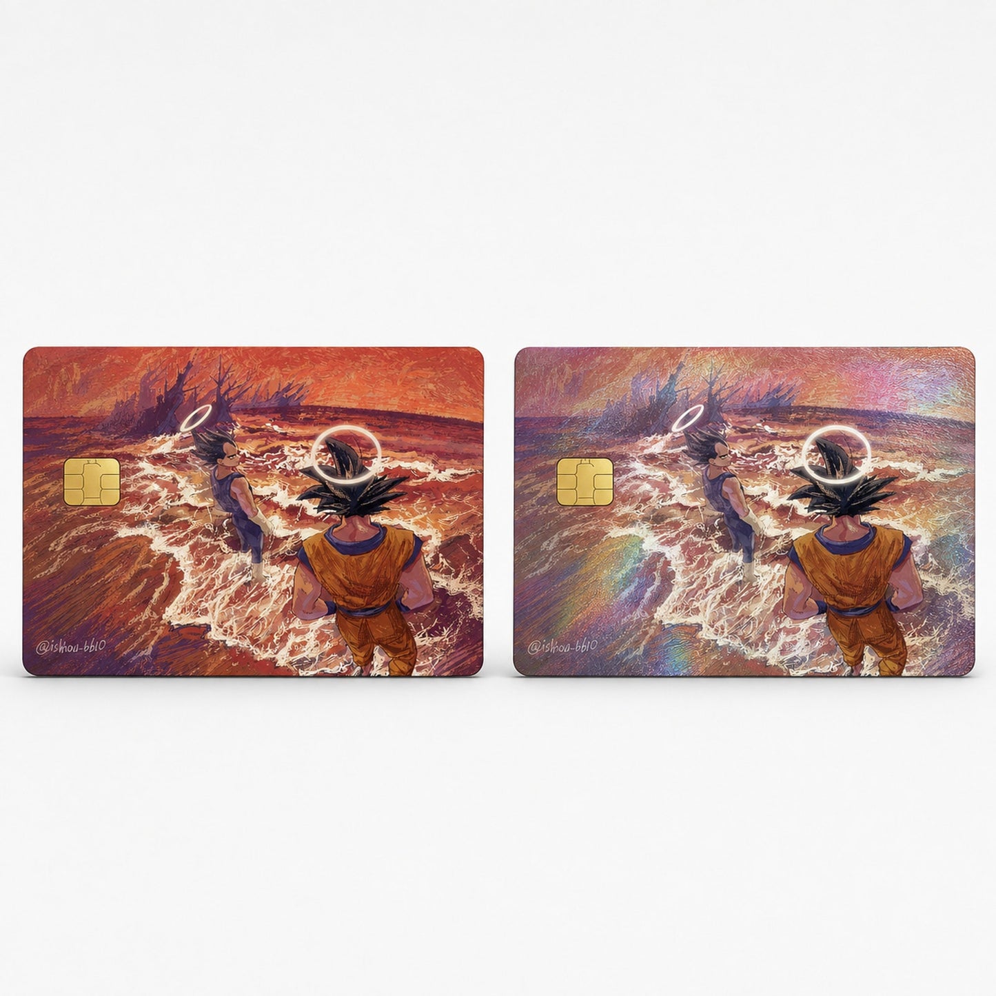 Goku & Vegeta Afterlife Rivals Dragon Ball Z Debit Card Credit Card Skin