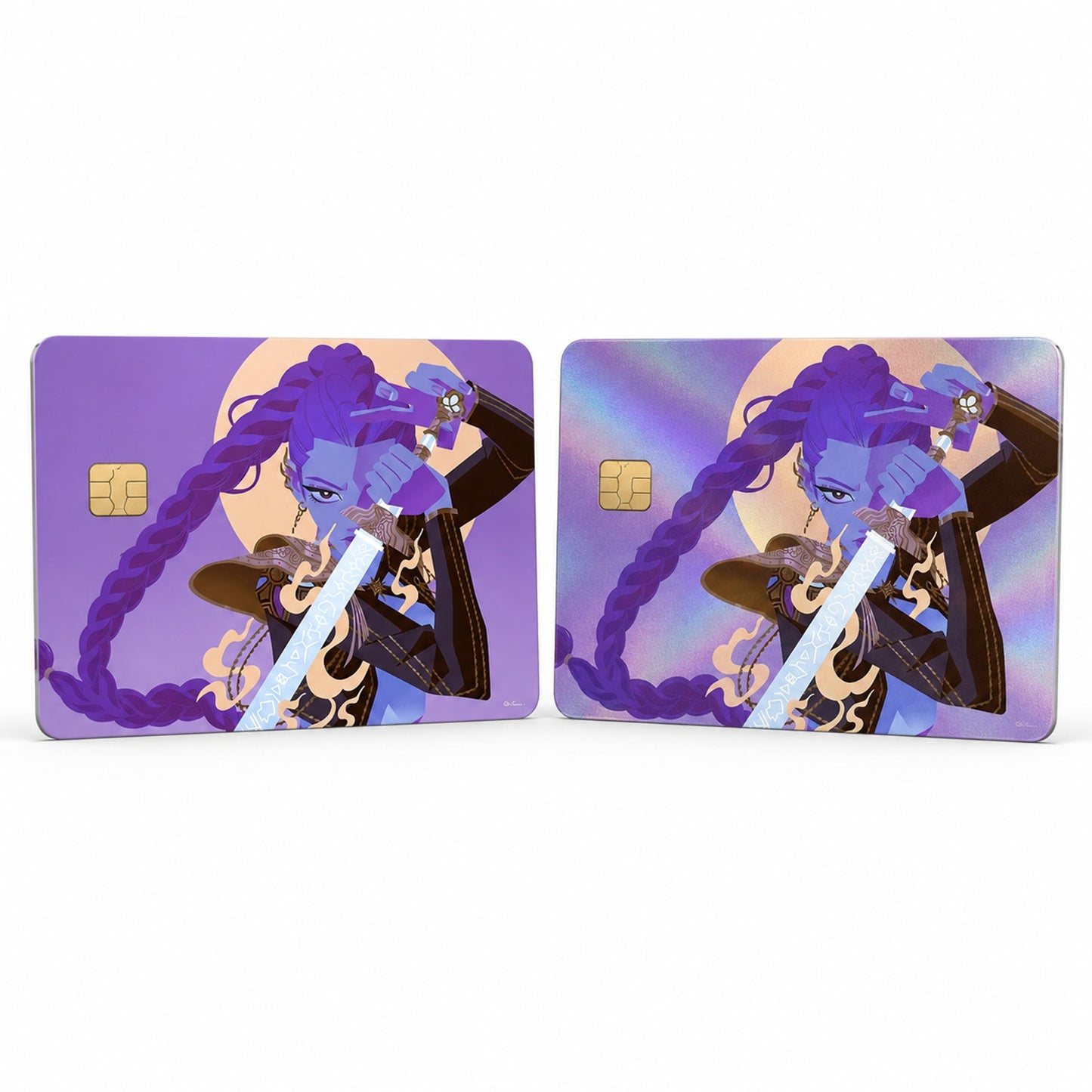 Rumi's Defiant Blade K-pop Demon Hunters HUNTR/X Huntrix Credit Card Skin